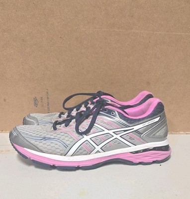 Asics GT-2000 5 Shoes Womens 8.5 Narrow 2A Gray Pink Blue Sneakers t760n