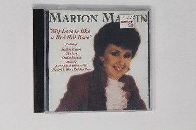 Marion Martin My Love Is Like a Red Red Rose Music CD Album