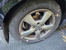 2006-2010 HONDA CIVIC MK8 16 INCH ALLOY WHEELS SET OF 4 WITH TYRES USED OEM PART