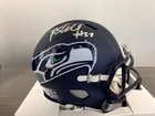 RASHID SHAHEED SIGNED/AUTOGRAPHED SEATTLE SEAHAWKS SPEED MINI HELMET - BAS