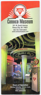 Conoco Museum Ponca City Oklahoma - Pamphlet - EP1J