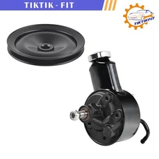 Power Steering Pump Tear Drop w/ Steel Single Groove Pulley for SB Chevy SBC