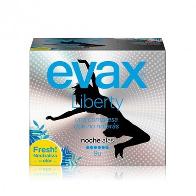 Evax Liberty Night Normal mit Flügeln Damenbinden 12 Stück