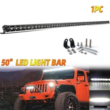 50"INCH 1800W Led Light Bar Spot Flood Combo Offroad Driving 4X4 Truck ATV 52"