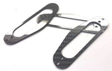 CARBON FIBER Guitar Single Coil Pickup Mounting Ring MI0255 3 PIECE MADE IN USA
