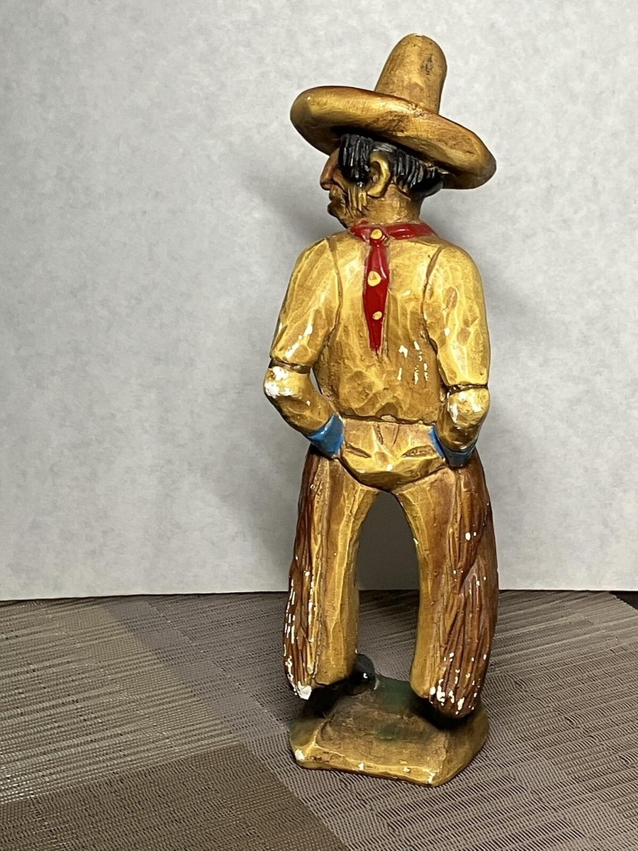 H.S Andy Anderson Cowboy Chalkware Sculpture Vintage Knotts Berry