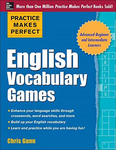 Practice Makes Perfect English Vocabulary Games (Practice Makes