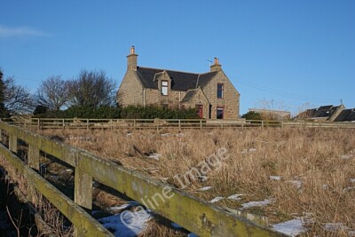 Foto 6x4 Ostern Altstadt von Roseisel Burghead die traditionelle Steinfarmh c2010