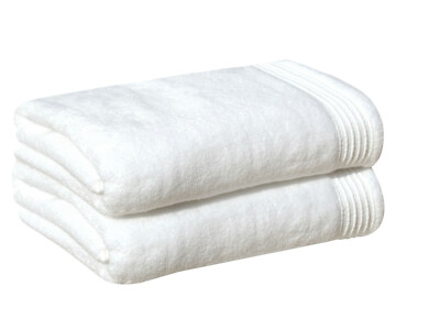 2 x Ultra Soft Handtuch Set 100% Zero Twist Baumwolle Badetuch 600 GSM
