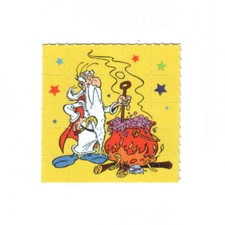 Psychedelic Miraculix blotter art print, 4x 5 x 5 cm