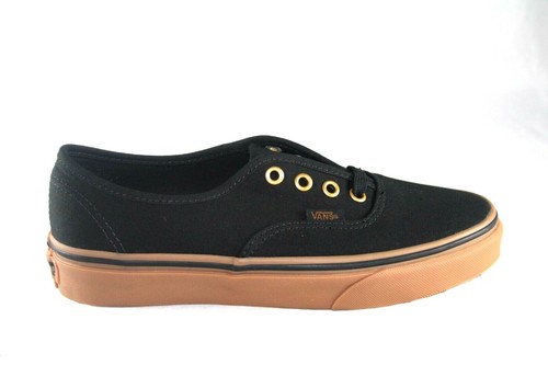 vans authentic black canvas