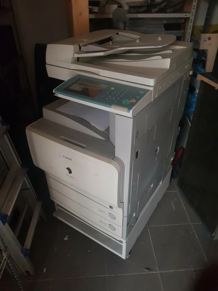 stampante fotocopiatrice printer scanner rete usb Canon iRC3080i colori A3 A4 - Immagine 2 di 4
