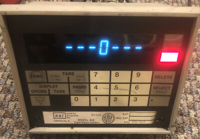 Systems Associates Inc  Model 525  Digital  Weight Indicator