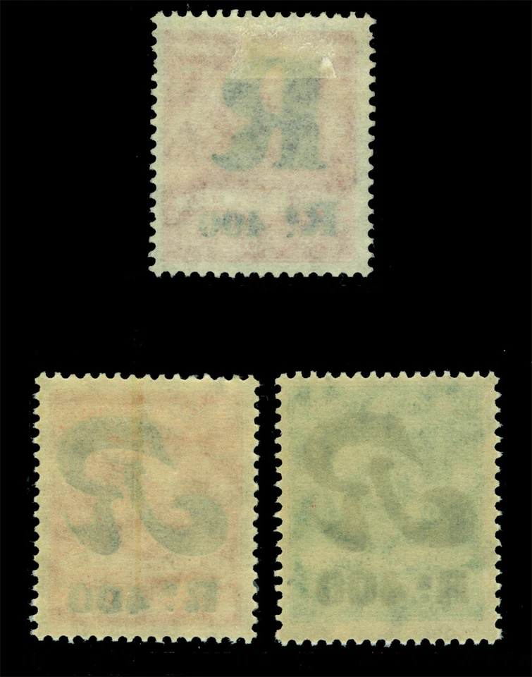 Sellos de registro del sindicato del cóndor de correo aéreo de Brasil 1930 Sc# 1CLF1-1CLF3 MH/MNH Foto 2 de 2