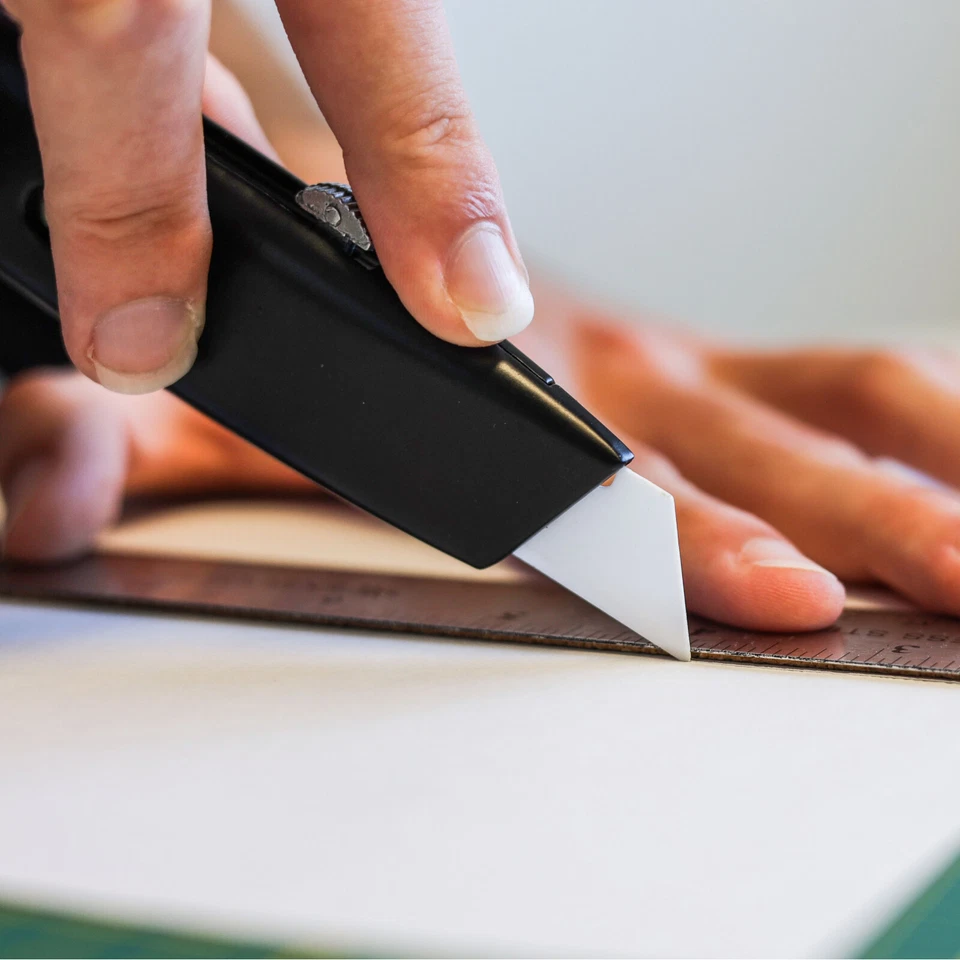 ToolTreaux 9mm 18mm Cerámica Hobby Cuchillo Caja Cortador Cuchillas de Repuesto 10pk Foto 3 de 4