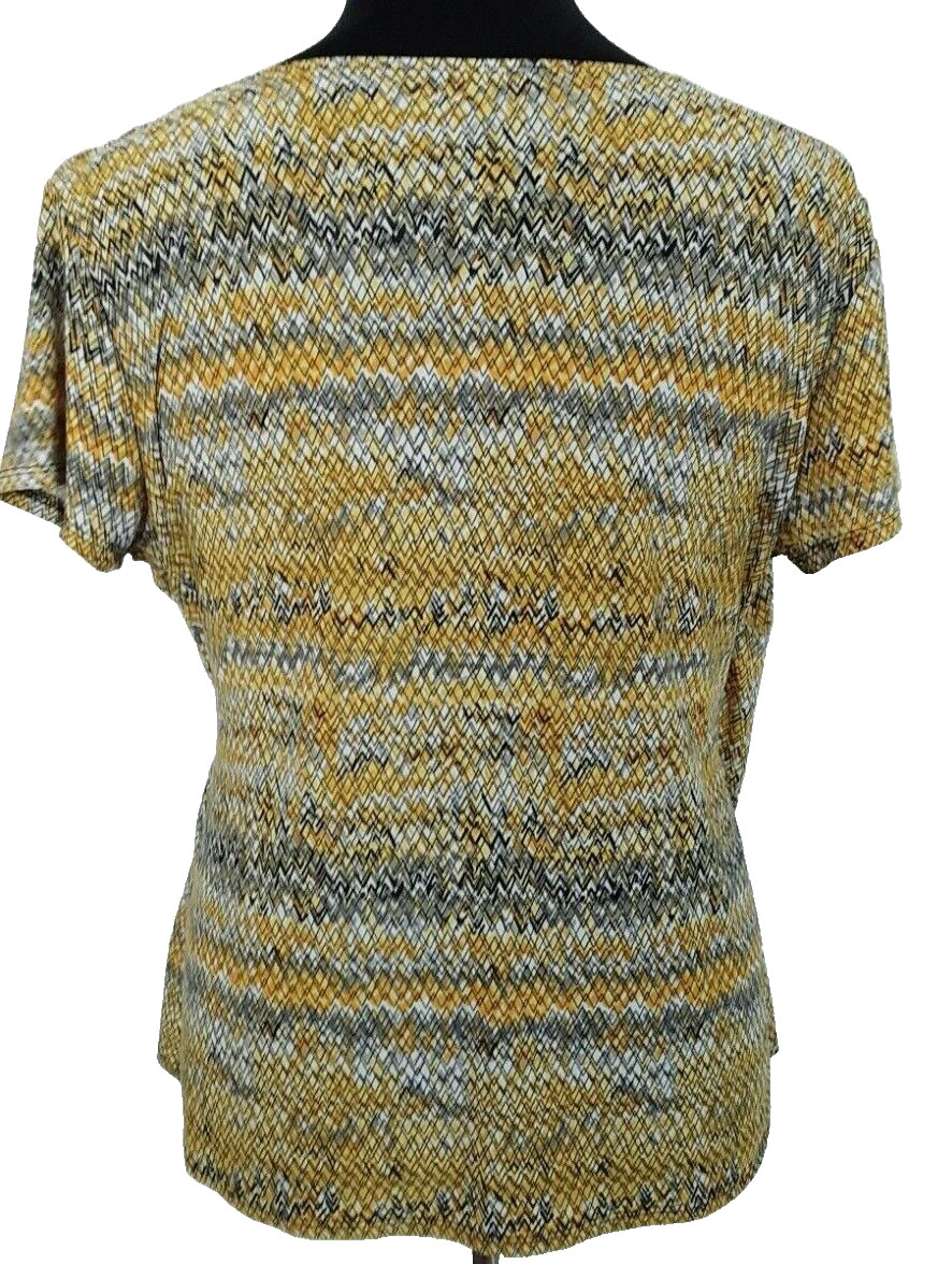 Notations Blouse Womens Size Large Multicolor wit… - image 5