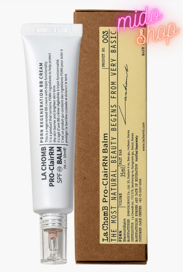 La Chomb PRO-ClairRN BALM /PDRN REGENERATION BB CREAM SPF40 PA++
