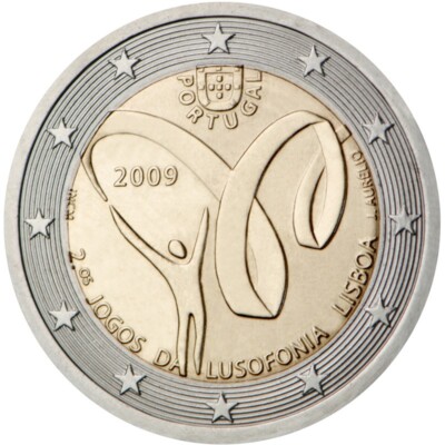 Portugal - 2 Euro Commemorative 2009  Lusophony Games - FREE SHIPPING