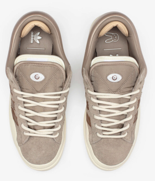 Adidas Campus Bad Bunny Chalky Brown ID2529 Mens 10.5 Womens 11.5 New Adidas Campus X Bad Bunny Chalky Brown ID2529 Men main image 4