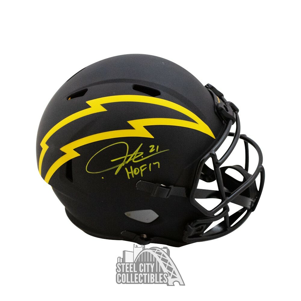 LaDainian Tomlinson Autographed Signed Chargers HOF 17 Eclipse Replica F/S Helmet BAS 