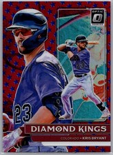 2022 Panini Donruss Optic Diamond Kings Liberty Prizm /25 Kris Bryant #29