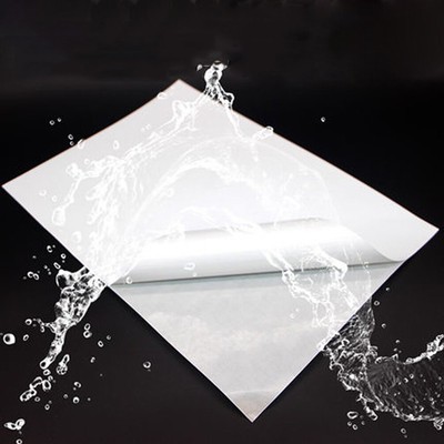 10-Sheet Pack Of Silver Self-Adhesive A4 Laser & Inkjet Printer Labels - Glossy Film Finish