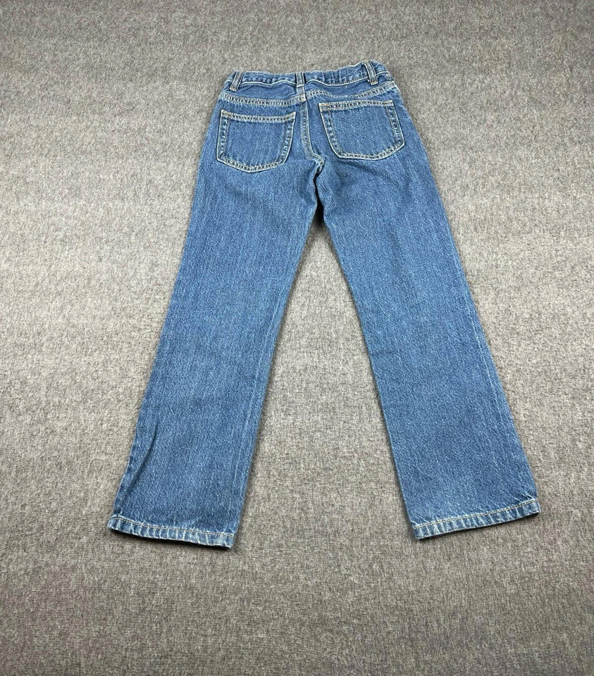 Джинсы прямые для мальчиков Crazy 8 синие вареные размер 8 - Изображение 3 из 4