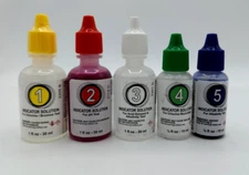 #1 - #5 POOLMASTER / POOLSTYLE TEST KIT REAGENTS  **5 PACK!  Full set!