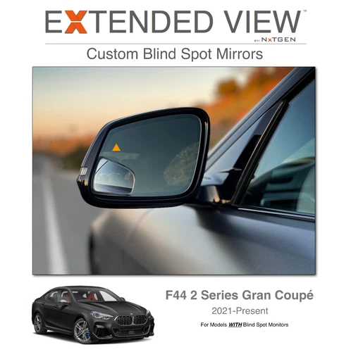 BMW 2 Series Gran Coupe Blind Spot Mirrors |  BMW F44 (WITH Blind Spot Monitors)