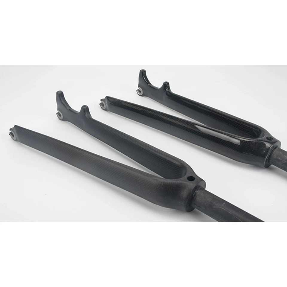 Carbon Fiber Forks Disc Brake Rigid Fork 700C With Spacer Top Cap For Road Bike - Image 4 of 4