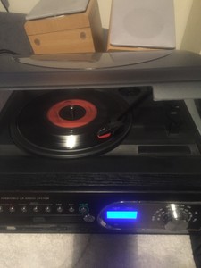 steepletone turntable stereo sound system