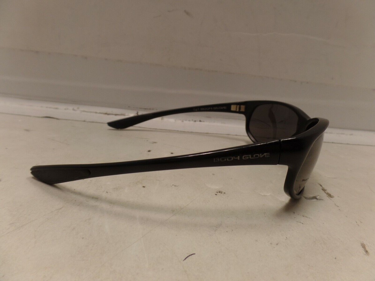 BODY GLOVE BLACK POLARIZED SUNGLASSES SMOKE WRAP FISHING SURFING HIKING