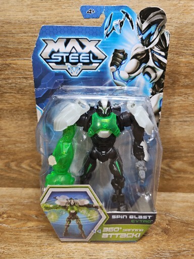 2013 MATTEL--MAX STEEL--SPIN BLAST CYTRO FIGURE (NEW) | eBay