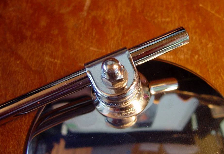 Espejo redondo Norton Commando 1973-77, (1) izquierdo/derecho, 4", Reino Unido Foto 4 de 4