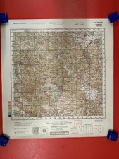 Deutsche Heereskarte Italien 1:100000 - Postumia Adelsberg - Zustand siehe Fotos