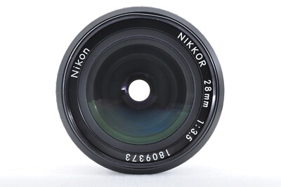 レンズ付き　Nikon FM + Ai NIKKOR 28mm F3.5 Nikon Ai Nikkor 28mm F3.5 Wide Angle MF Lens [Exc+5] TESTED