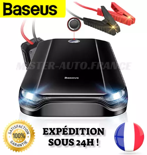 Pince de câble de démarrage d'urgence, connecteur, booster, clips de  batterie pour voiture universelle 12V