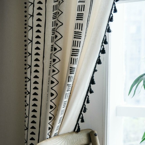 curtains with tassels