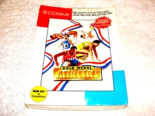 Gold Medal Athletics PC Game, Cosmi, Track and Field Events, 1993, New/Sealed!!