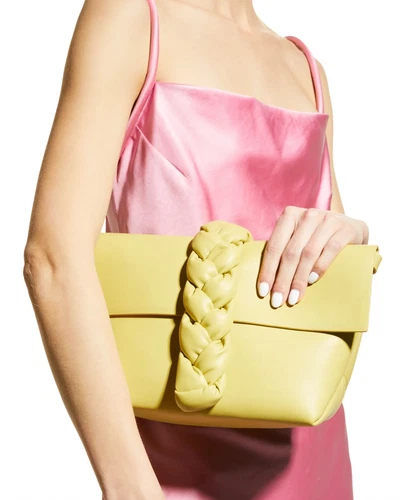 DeMellier Verona Braided Calfskin Clutch/shoulder Bag - Bild 5 von 5