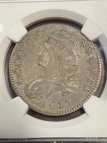 NGC VF30 1817 CAPPED BUST HALF DOLLAR GREAT EYE APPEAL