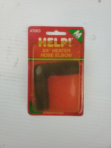 Help! 47063 3/4" Heater Hose Elbow Universal Underhood Dorman 591-302 - Foto 1 di 2