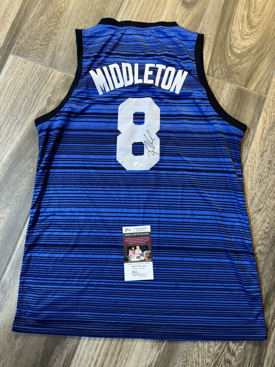 Earned Jersey Orlando Jersey 2020 Khris Middleton Signed 2020 USA