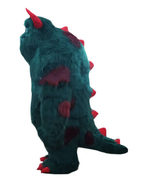 Costume Gonflable Mascotte Ours Bleu Sullivan Professionnel Pour Adultes - Neuf Avec étiquettes (à Piles)