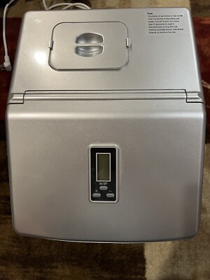 EdgeStar Compact Portable 12  Ice Maker Machine Party Bar Stainless Steel PIM200