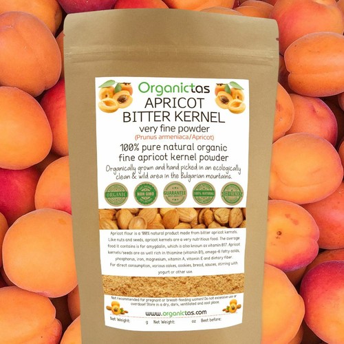 Bitter Apricot Kernel Powder Raw Organic Premium Quality Many Health