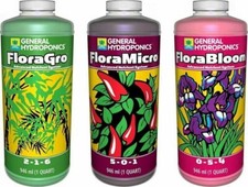 General Hydroponics Flora Series Qt FloraGro FloraBloom FloraMicro 32 oz / Quart