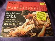 NIP Vtg PUCCINI Manon Lescaut Chorus & Orchestra Teatro Alla Scala Opera 2 CD St