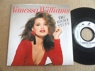 SCHEIBE 45T DE VANESSA WILLIAMS '' THE RIGHT STUFF ''