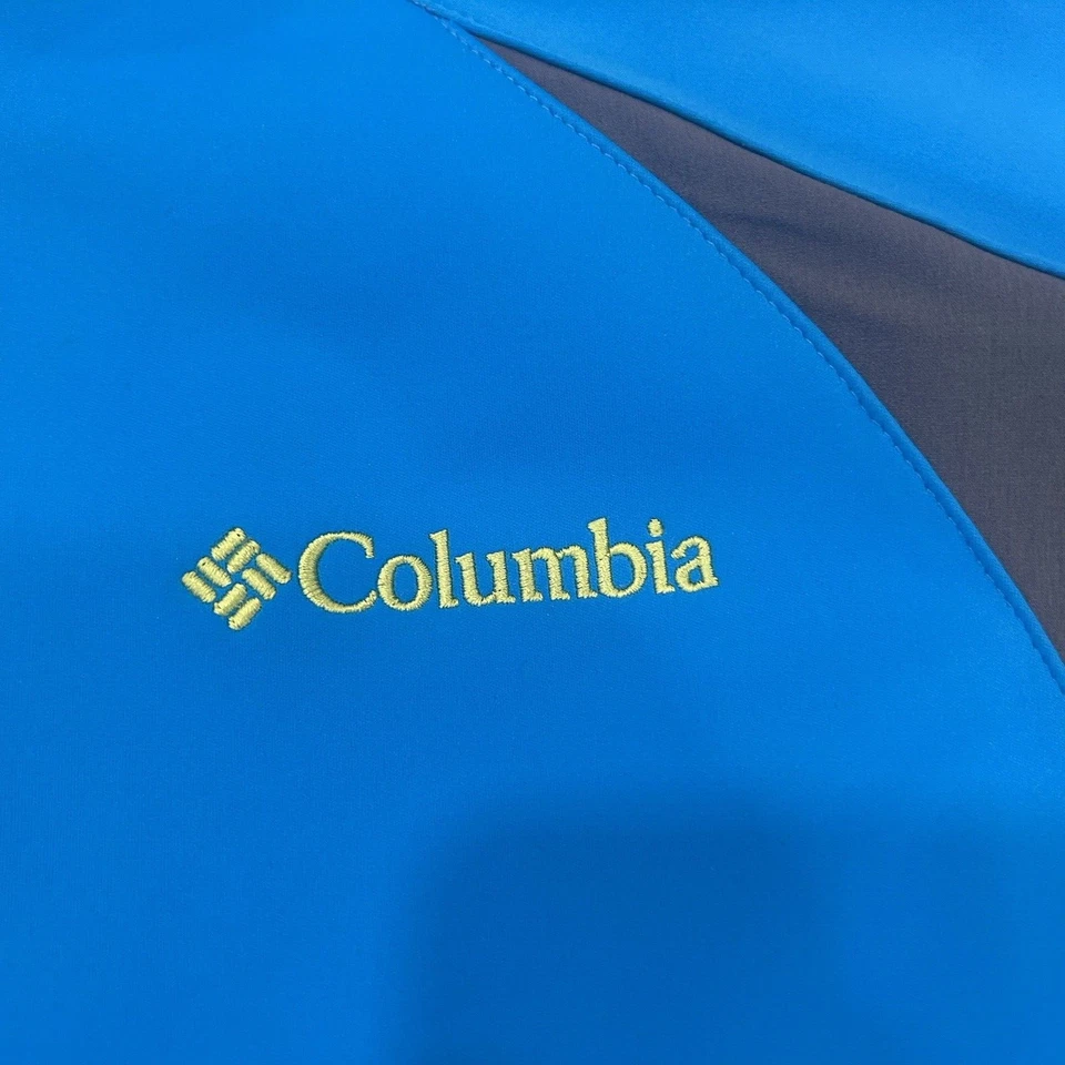 COLUMBIA Jacket Mens Large Blue Omni-Shield Full Zip Advanced Repellency - Image 4 of 4